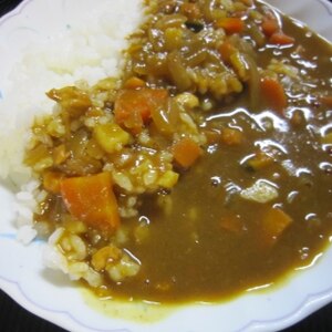 トマトジュースdeポークカレー【今日の献立】